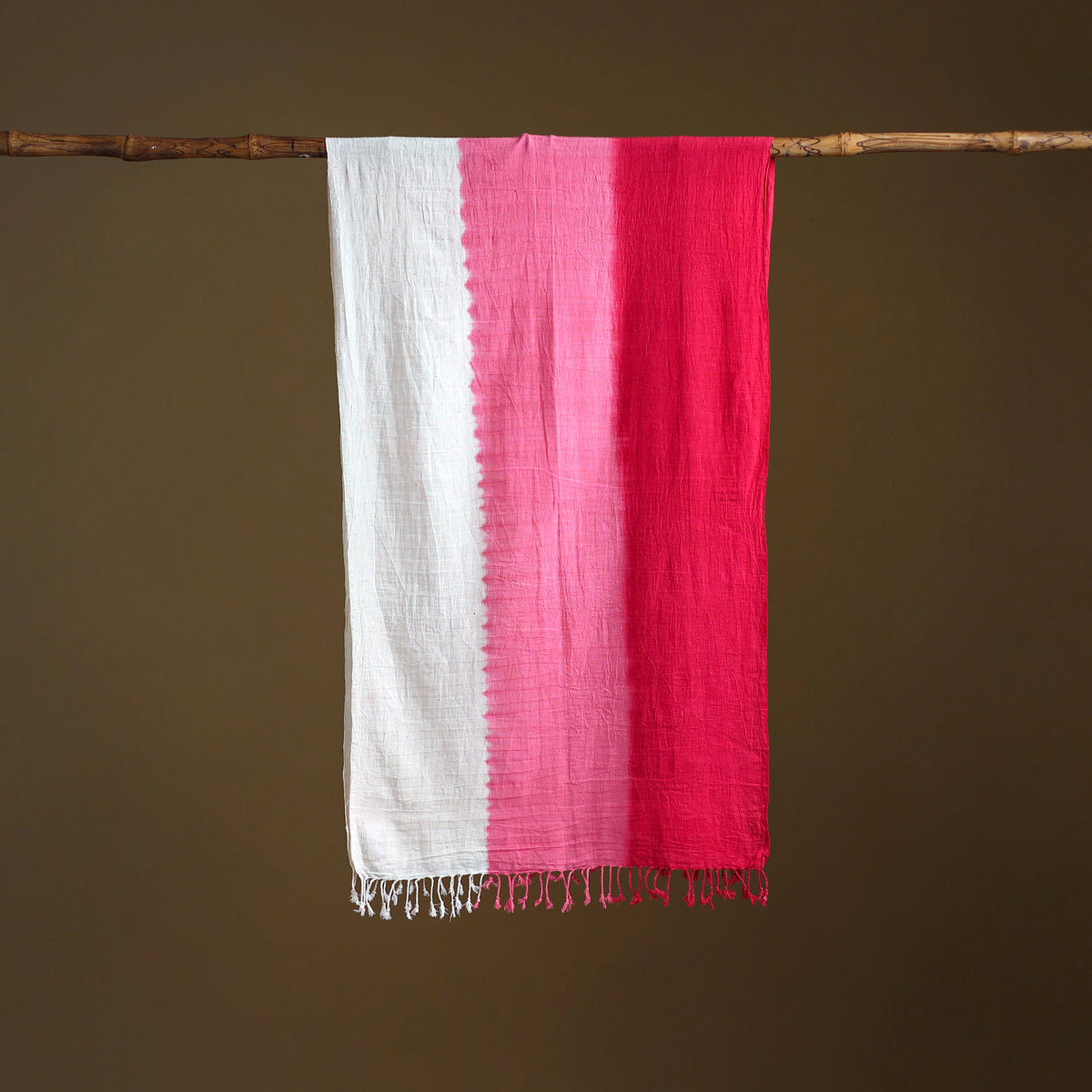 Kutch Tie-Dye Handwoven Organic Kala Cotton Stole 03