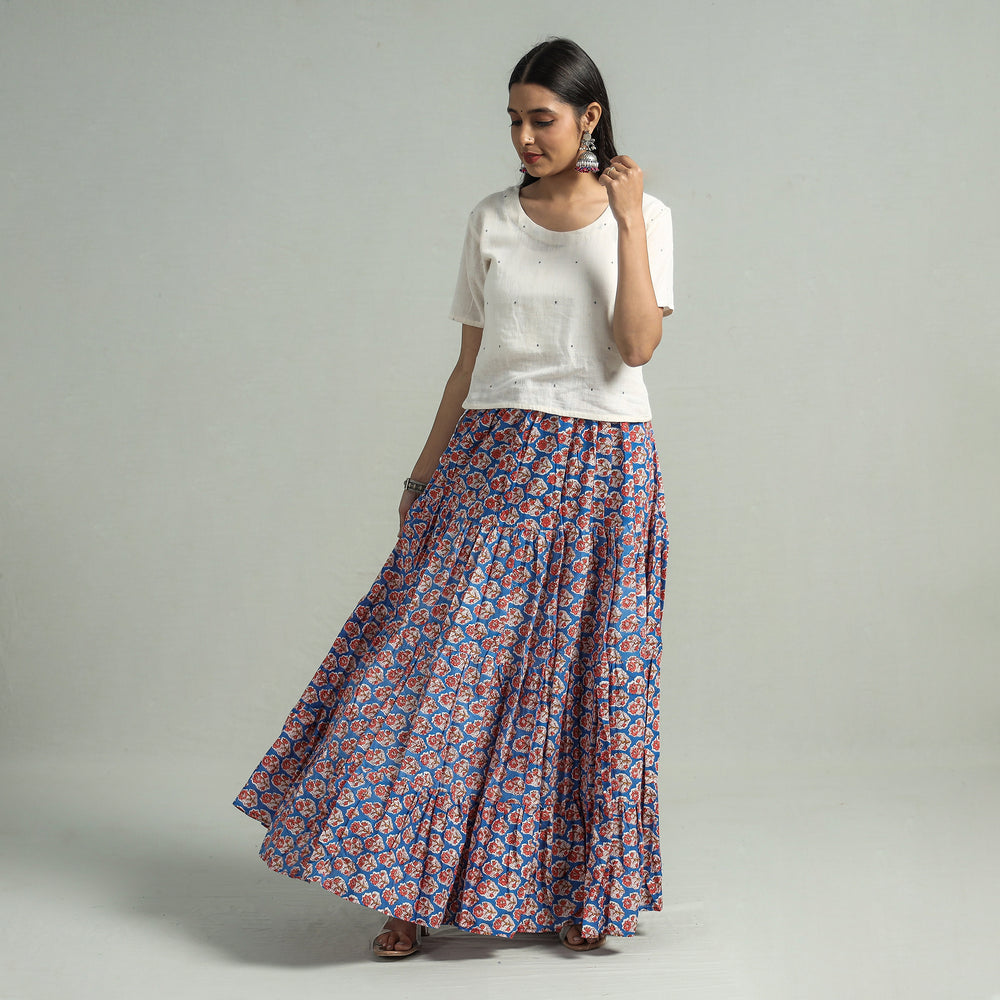 sanganeri long skirt 