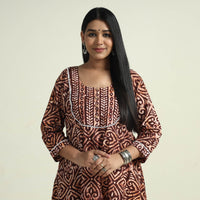 Batik Kurta with Palazzo Set
