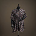 Ajrakh Hand Block Print Natural Dyed Cotton Kaftan (Medium) 81