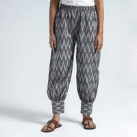 Pochampally Ikat Weave Cotton Elasticated Harem Pant