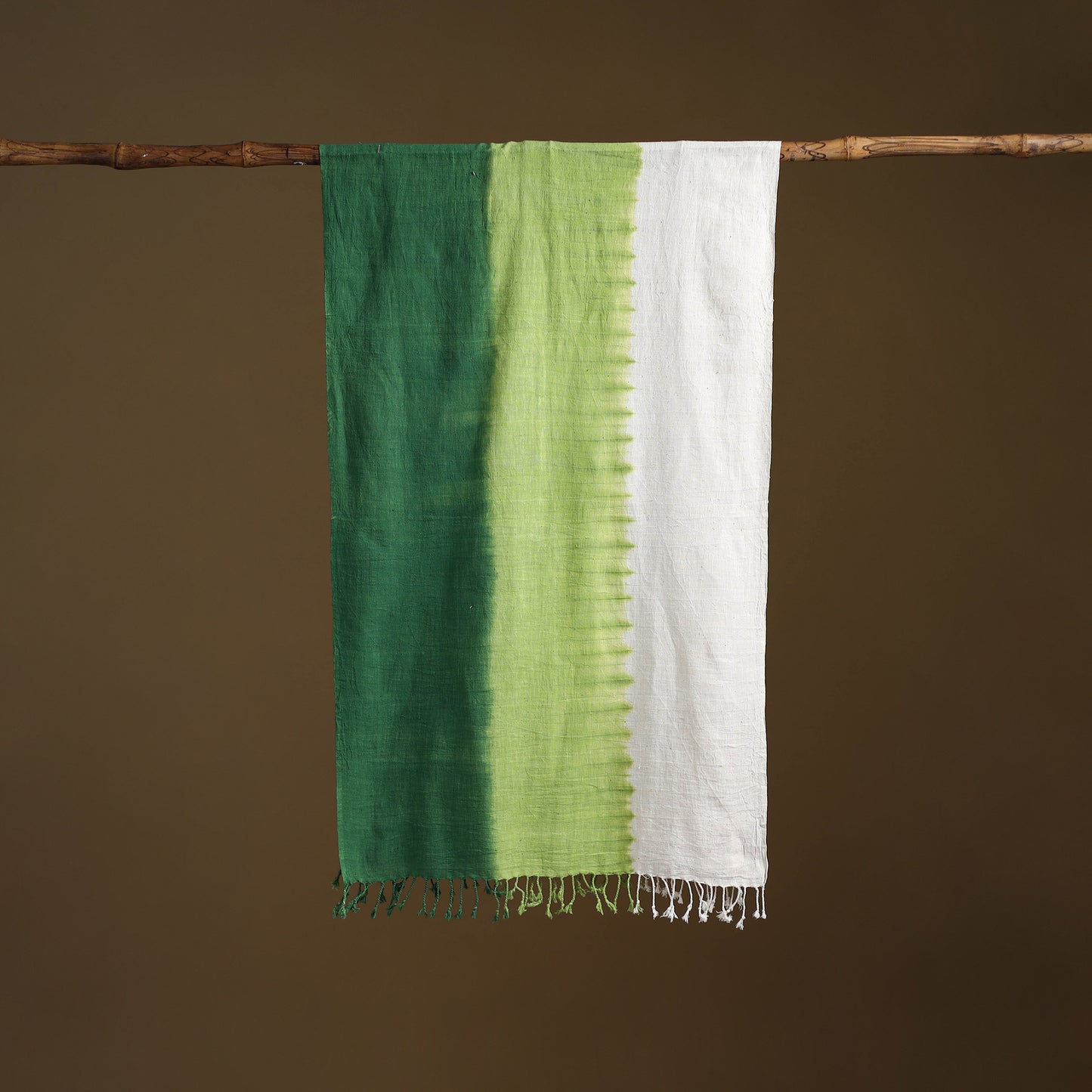 Kutch Tie-Dye Handwoven Organic Kala Cotton Stole 01