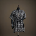 Ajrakh Hand Block Print Natural Dyed Cotton Kaftan (Medium) 82