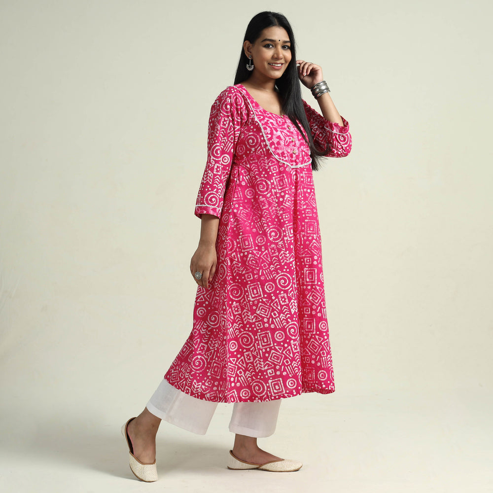 Batik Kurta with Palazzo Set