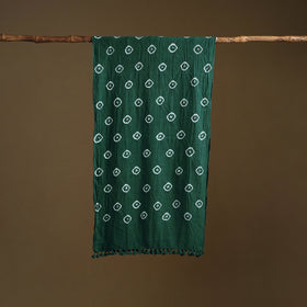 Kutch Handwoven Organic Kala Cotton Bandhani Stole 60