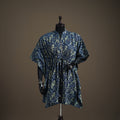Ajrakh Hand Block Print Natural Dyed Cotton Kaftan (Medium) 83