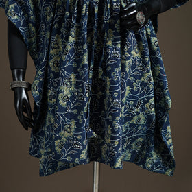 Ajrakh Hand Block Print Natural Dyed Cotton Kaftan (Medium) 83