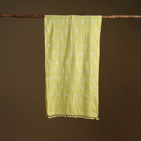 Kutch Handwoven Organic Kala Cotton Bandhani Stole 50