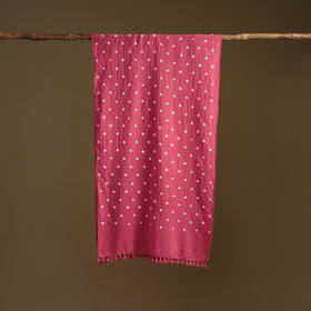 Kutch Handwoven Organic Kala Cotton Bandhani Stole 41