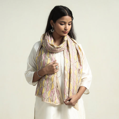 sujani embroidery stole