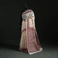 Bengal Kantha Hand Embroidery Silk Cotton Chapa Work Saree 21