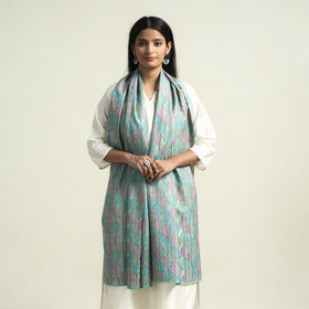  Special Sujani Hand Embroidery Handloom Pure Tussar Silk Stole 