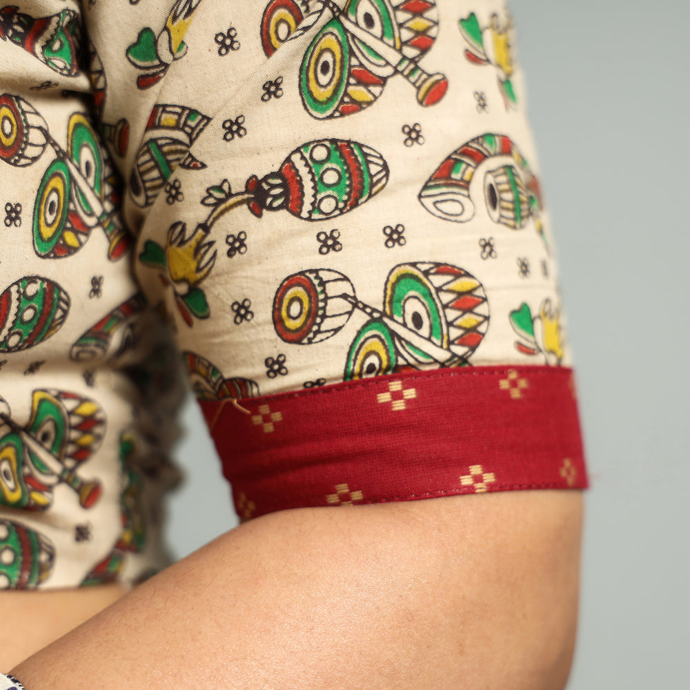 Kalamkari Stitched Blouse
