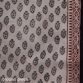 Bagh Hand Block Print Natural Dyed Cotton Saree 19