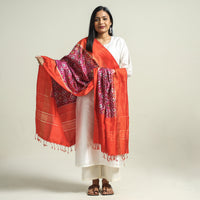 ikat silk dupatta