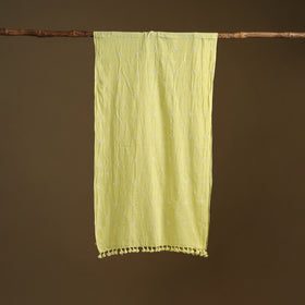 Kutch Handwoven Organic Kala Cotton Bandhani Stole 26