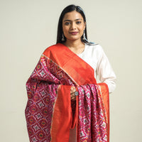 ikat silk dupatta