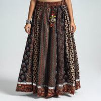 ajrakh long skirt 