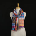 Bengal Kantha Handwork Patchwork Reversible Silk Stole 22
