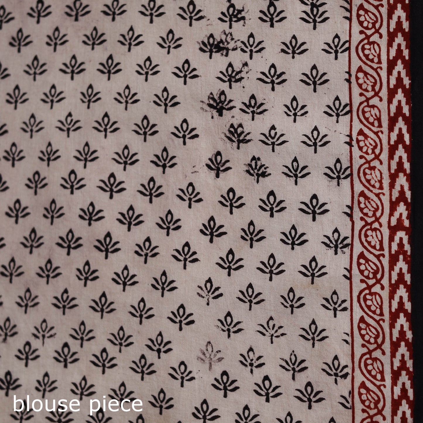 Bagh Hand Block Print Natural Dyed Cotton Saree 21