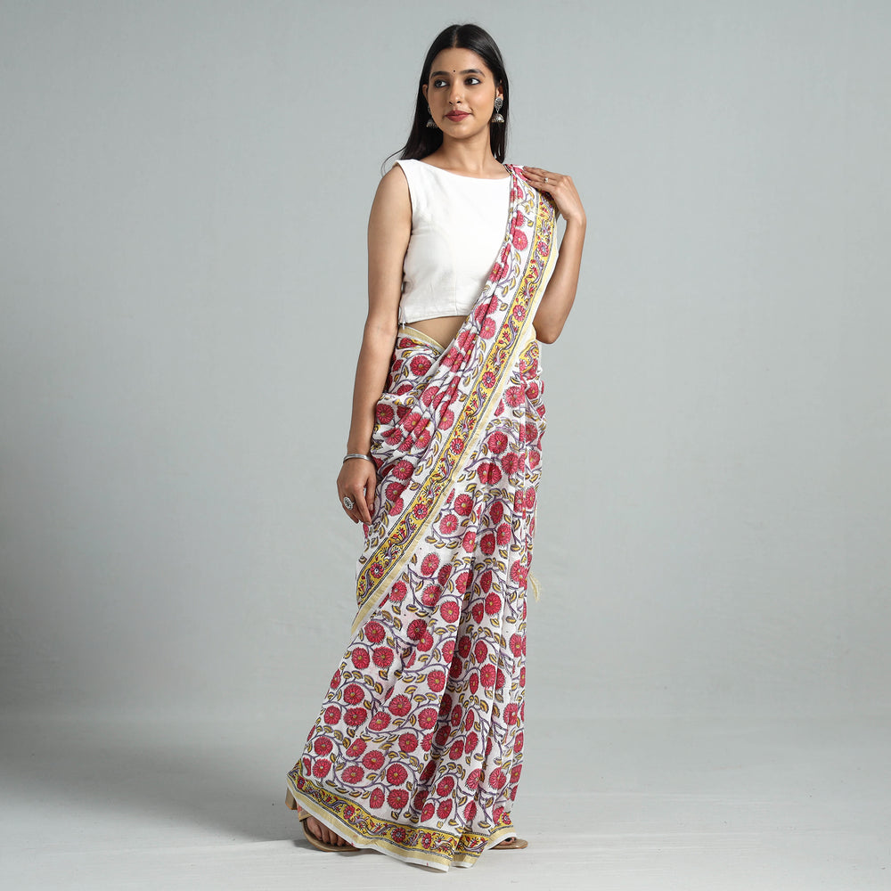 Sanganeri Print Saree