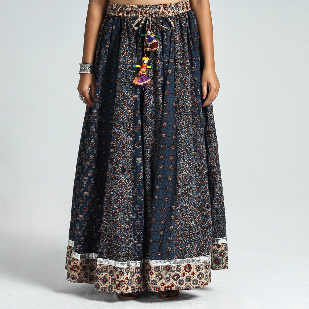 ajrakh long skirt 