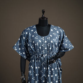 Bandhani Tie-Dye Cotton Kaftan (Medium) 94
