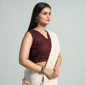 Buy Jacquard Weave Cotton Stitched Blouse 