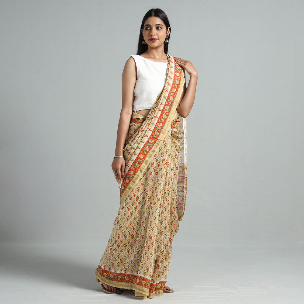 Sanganeri Print Saree