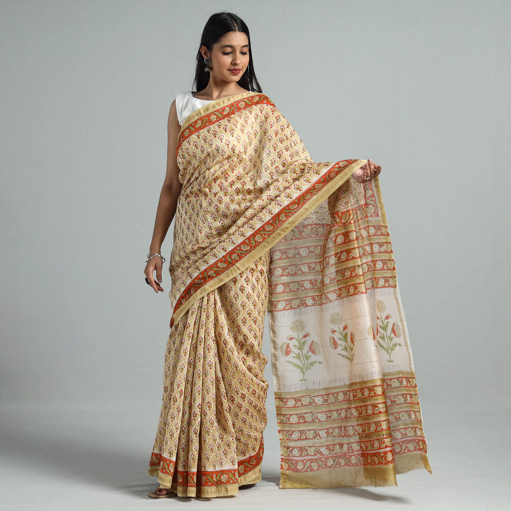 Sanganeri Print Saree