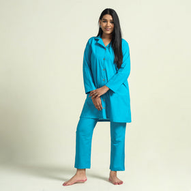  Plain Dyed Cotton Co-Ord Set 