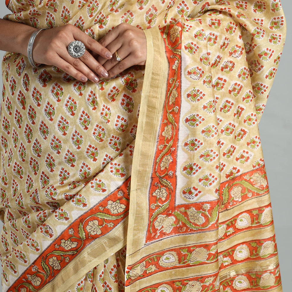 Sanganeri Print Saree