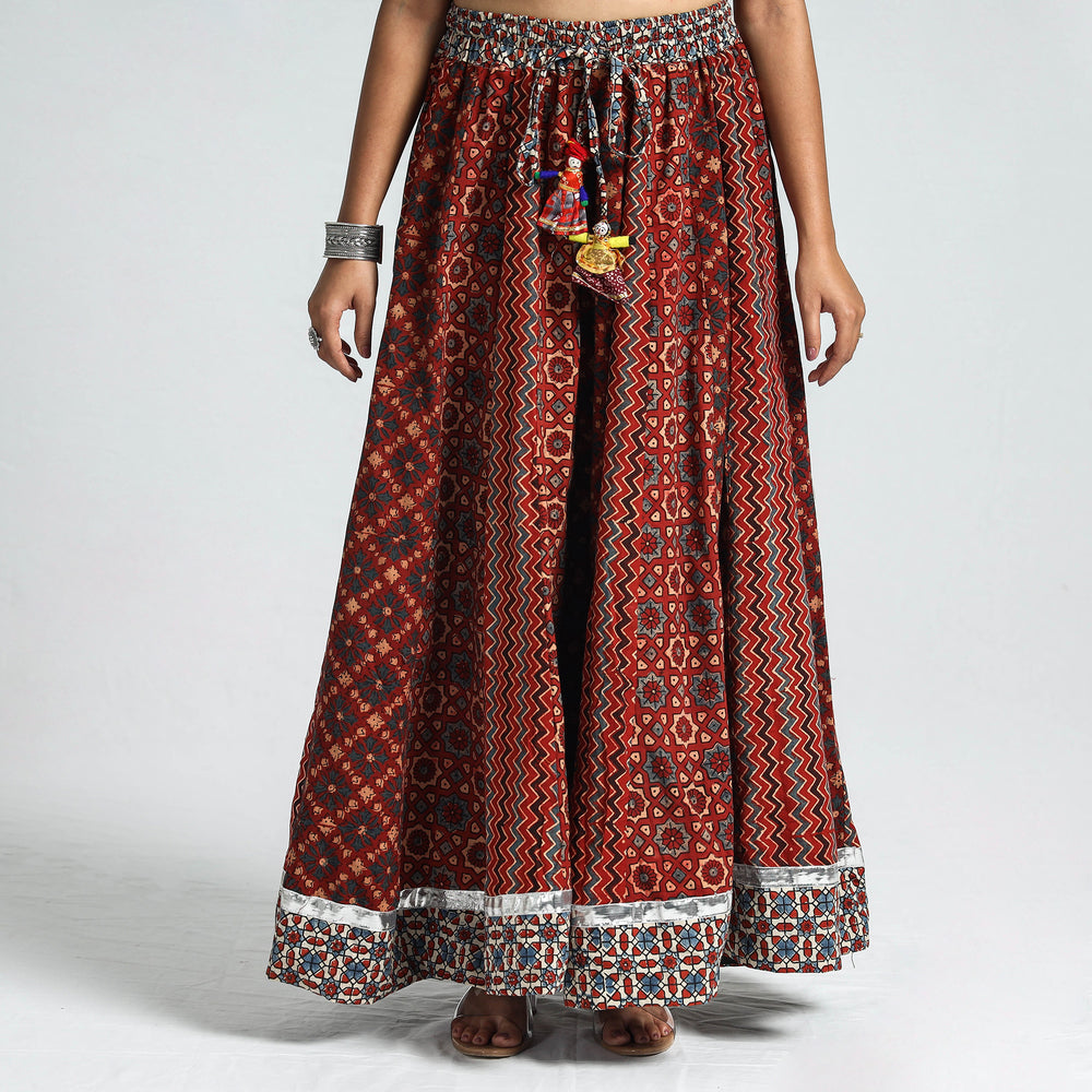 ajrakh long skirt 