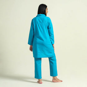  Plain Dyed Cotton Co-Ord Set 