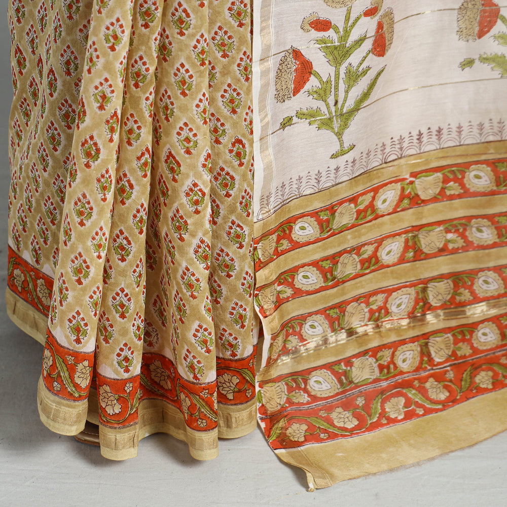 Sanganeri Print Saree