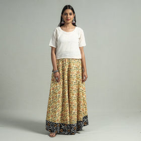 Sanganeri Block Printed Cotton Long Skirt 