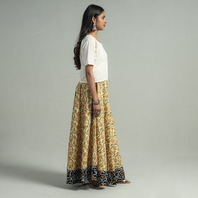  Sanganeri Block Printed Cotton Long Skirt 