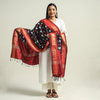 ikat silk dupatta