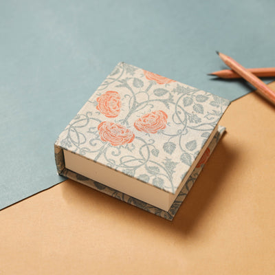 Handcrafted Classic Jumbo Floral Printed Notepad (Small) 39