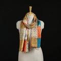 Bengal Kantha Handwork Patchwork Reversible Silk Stole 42