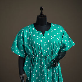 Bandhani Tie-Dye Cotton Kaftan (Medium) 99