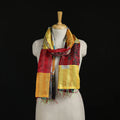 Bengal Kantha Handwork Patchwork Reversible Silk Stole 44
