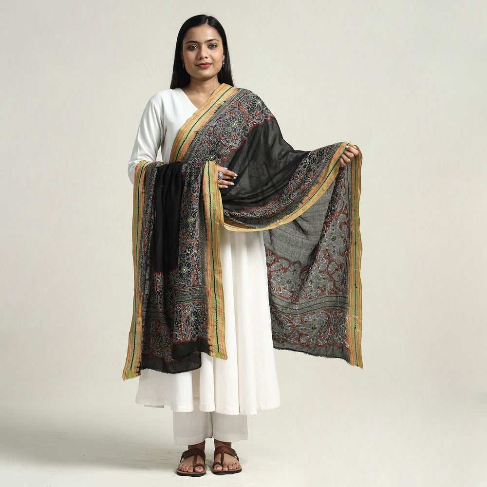 kantha embroidery dupatta