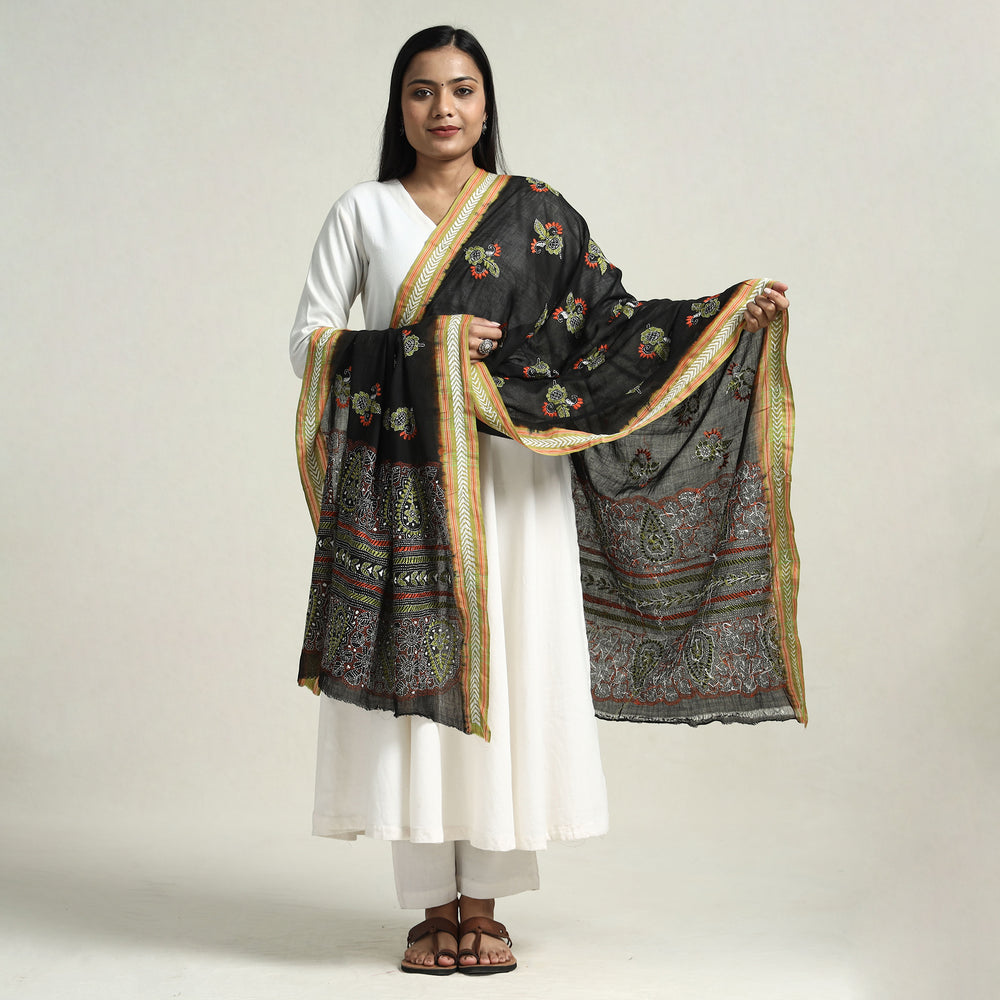 kantha embroidery dupatta