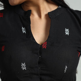 Buy Jacquard Weave Cotton Stitched Blouse 