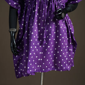 Bandhani Tie-Dye Cotton Kaftan (Medium) 102