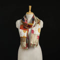 Bengal Kantha Handwork Patchwork Reversible Silk Stole 57