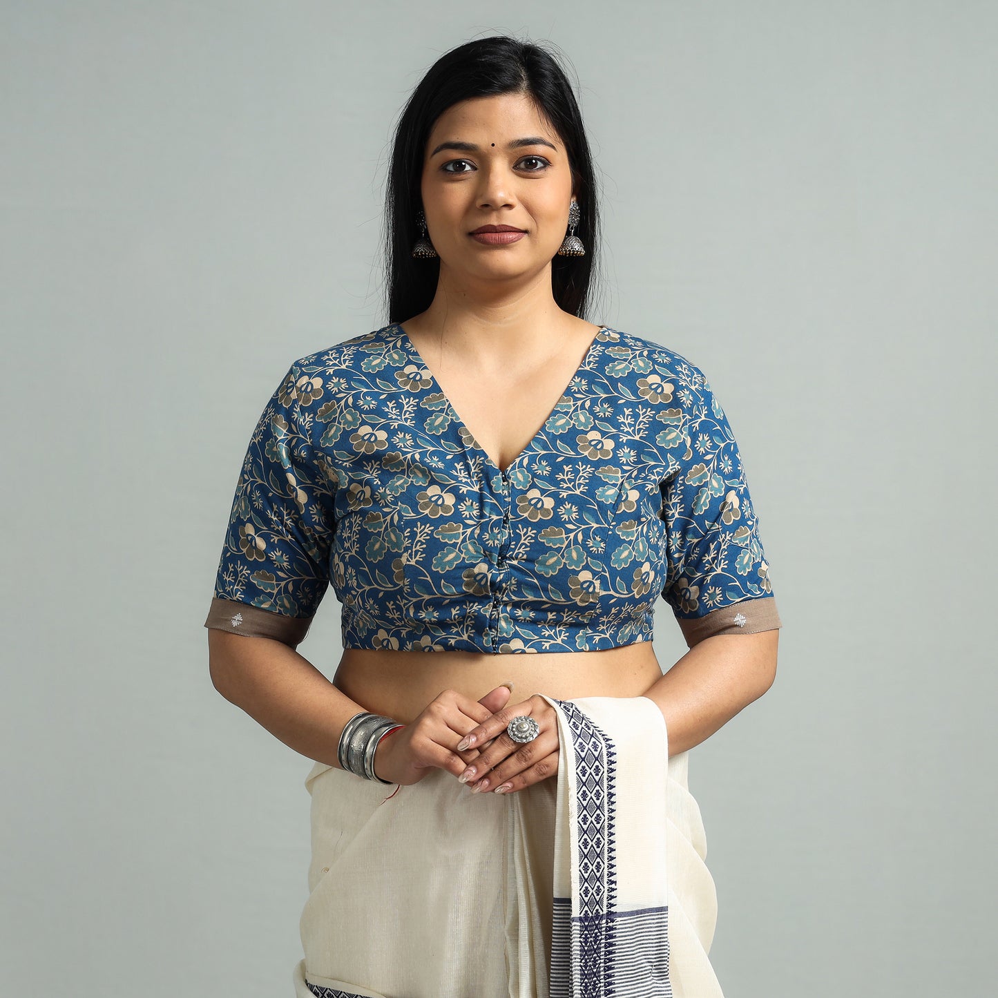 Kalamkari Stitched Blouse
