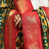 ikat silk dupatta