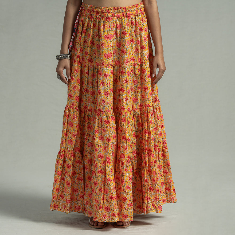 sanganeri long skirt 